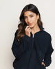 Doris Cinched Half-Zip Sweatshirt - thumbnail