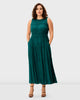 Rayon Crinkle Corset-Style Dress - thumbnail