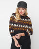 Unique Vintage Black Cat Fair Isle Lorelai Sweater - thumbnail