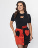 Smak Parlour Black Keyhole Heart Sweater - thumbnail