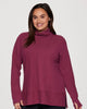 Plus Studio Jacquard Mock Neck Pullover - thumbnail