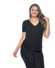 Feminine Fit V-Neck Everyday T Shirt - thumbnail