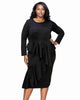 Alexandra Ruffled Bodycon Dress - thumbnail