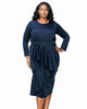 Alexandra Ruffled Bodycon Dress - thumbnail
