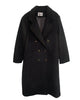 The Double Breasted Car Coat in Black - thumbnail