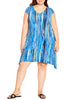 Kayla Printed Knit Dress - thumbnail