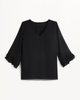Margaret Ruffled-Sleeve Blouse - thumbnail