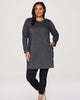 Plus Prime Fleece Crewneck Dress - thumbnail