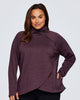 Plus Prime Ready To Roll Fleece Zip Mock Neck Pullover - thumbnail