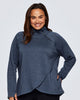 Plus Prime Ready To Roll Fleece Zip Mock Neck Pullover - thumbnail