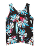 Sarah Sleeveless Cut Out V-Neck Tank - thumbnail