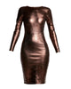 MRS. SMITH STRETCH LEATHER DRESS - thumbnail