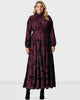 Ruched floral print crepe dress - thumbnail