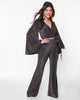 Smak Parlour Rainbow Lurex Flare Pants - thumbnail