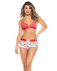 Two Piece Pajama Set. Top and Shorts - thumbnail