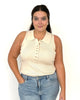 Lupine Sleeveless Button Down - thumbnail