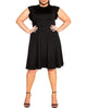 Frill Shoulder Dress - thumbnail