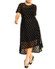 Flock Spot Dress - thumbnail