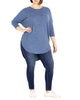 Mia Ribbed Hacci Tunic - thumbnail