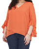 Jayda Flutter Sleeve Romance Top - thumbnail