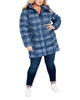 Printed Check Coat - thumbnail