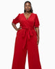 Iris Wrap Pocket Jumpsuit - thumbnail