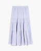 Linen Elastic Waist Maxi Skirt - thumbnail