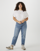 Whisper Cotton Rib Crewneck Tee - thumbnail