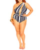 Amara Asymmetrical One Piece Swimsuit - thumbnail