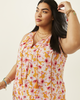Gwenda Boho Floral Print Sleeveless Top - thumbnail