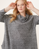 Eliana Funnel-Neck Asymmetrical Sweater - thumbnail