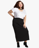 Willow Ribbed Maxi Pencil Skirt - thumbnail
