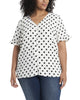 Charlotte Three-Quarter Sleeve Blouse - thumbnail