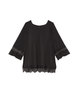 Drew 3/4 Flared Lace Sleeve Top - thumbnail