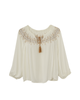 Jenna Embroidered Long Sleeve Blouse - thumbnail