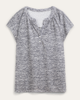Caty Button-Front Pullover Top - thumbnail