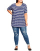 Averie Pleated Knit Top - thumbnail
