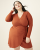 Ravenna Long-Sleeve Faux-Wrap Dress - thumbnail
