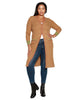 Plus Size Striped Button-Front Duster - thumbnail
