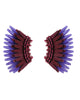 Micro Madeline Earrings- Purple - thumbnail