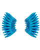 Micro Madeline Earrings- Blue - thumbnail