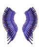 Midi Madeline Earrings- Purple - thumbnail