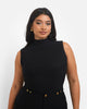 Janet Textured High Neck Bodysuit - thumbnail