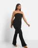 Mika Textured Bell Bottom Pants - Black - thumbnail