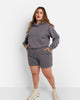 Keegan Terry Drawstring Shorts W. Pockets - Charcoal Gray - thumbnail