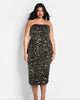 Soraya Sequin Midi Bodycon Dress - thumbnail