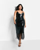 Chiara Sequin Fringe Midi Slip Dress - thumbnail