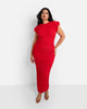 Aries Rising Popcorn Smocking Cap Sleeve Maxi Bodycon Dress - thumbnail