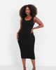 Essential Ribbed Tank Midi Bodycon Dress - thumbnail