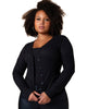 Layered Up Ribbed Tank Crop Top & Cardigan Set - Black - thumbnail
